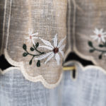 embroidery with colors - mountain
